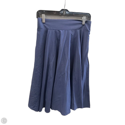 Skirt Midi By Clothes Mentor In Navy, Size: 8
