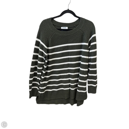 Sweater By Old Navy In Green & White, Size: Xl
