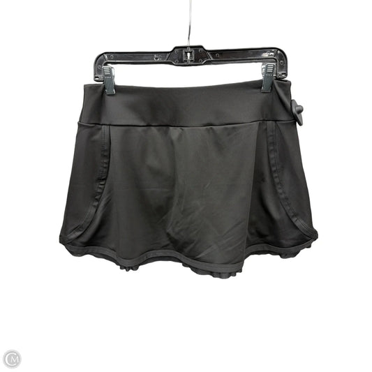 Athletic Skort By Nicole By Nicole Miller In Black, Size: L