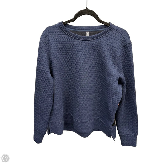 Athletic Sweatshirt Crewneck By Mta Sport In Navy, Size: Xl