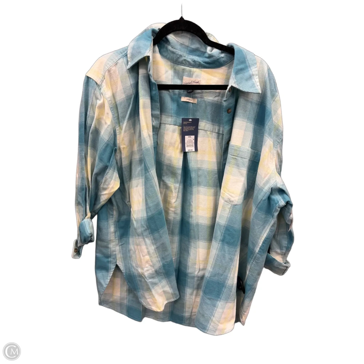 Jacket Shirt By Universal Thread In Plaid Pattern, Size: Xxl