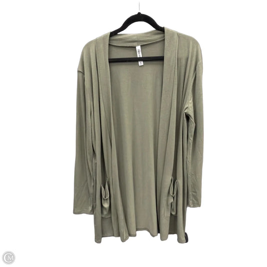 Cardigan By Clothes Mentor In Green, Size: 2x