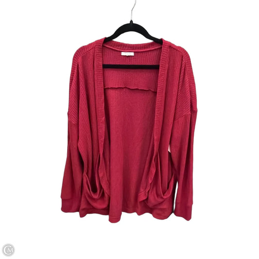 Cardigan By Maurices In Red, Size: 1x