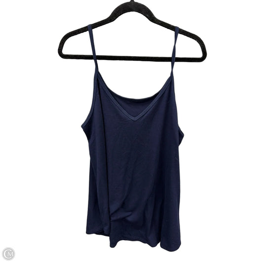 Tank Top By Zenana In Navy, Size: 1x