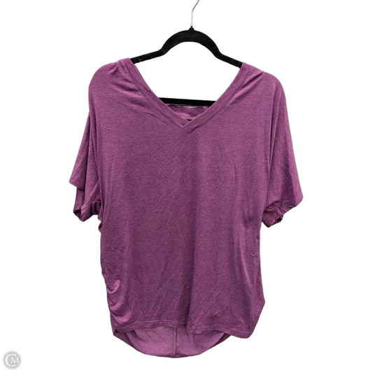 Top Short Sleeve By Clothes Mentor In Purple, Size: 2x