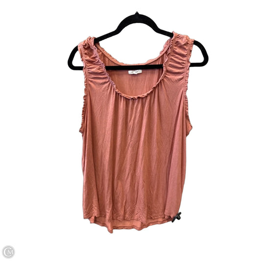 Top Sleeveless By Maurices In Orange, Size: Xl