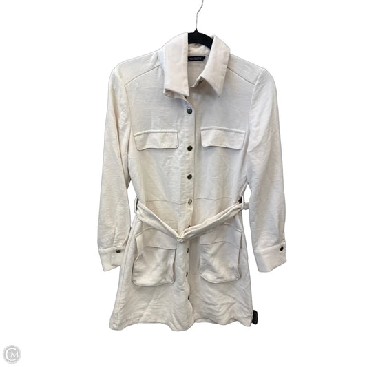 Dress Casual Midi By Zara In White, Size: Xs