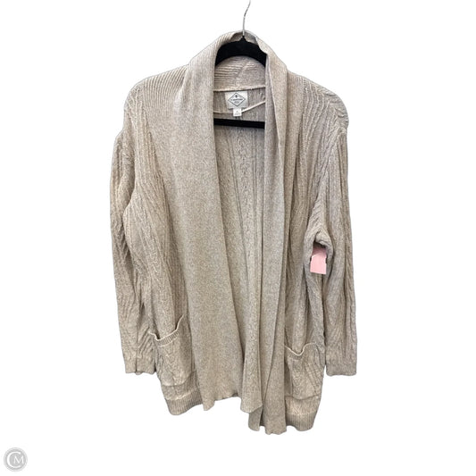Cardigan By St Johns Bay In Beige, Size: Lp