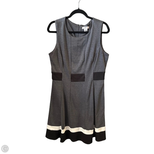Dress Work By Liz Claiborne In Grey, Size: Xl