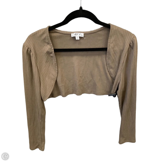 Cardigan By Clothes Mentor In Brown, Size: Xl