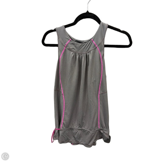 Athletic Tank Top By Lululemon In Grey, Size: S
