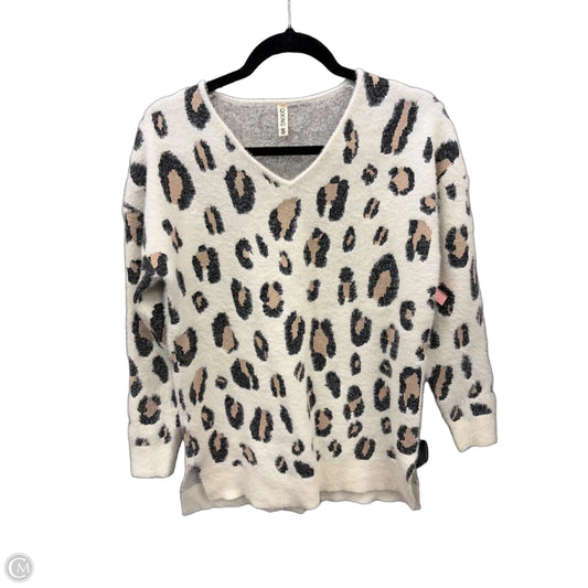 Sweater By Clothes Mentor In Leopard Print, Size: S