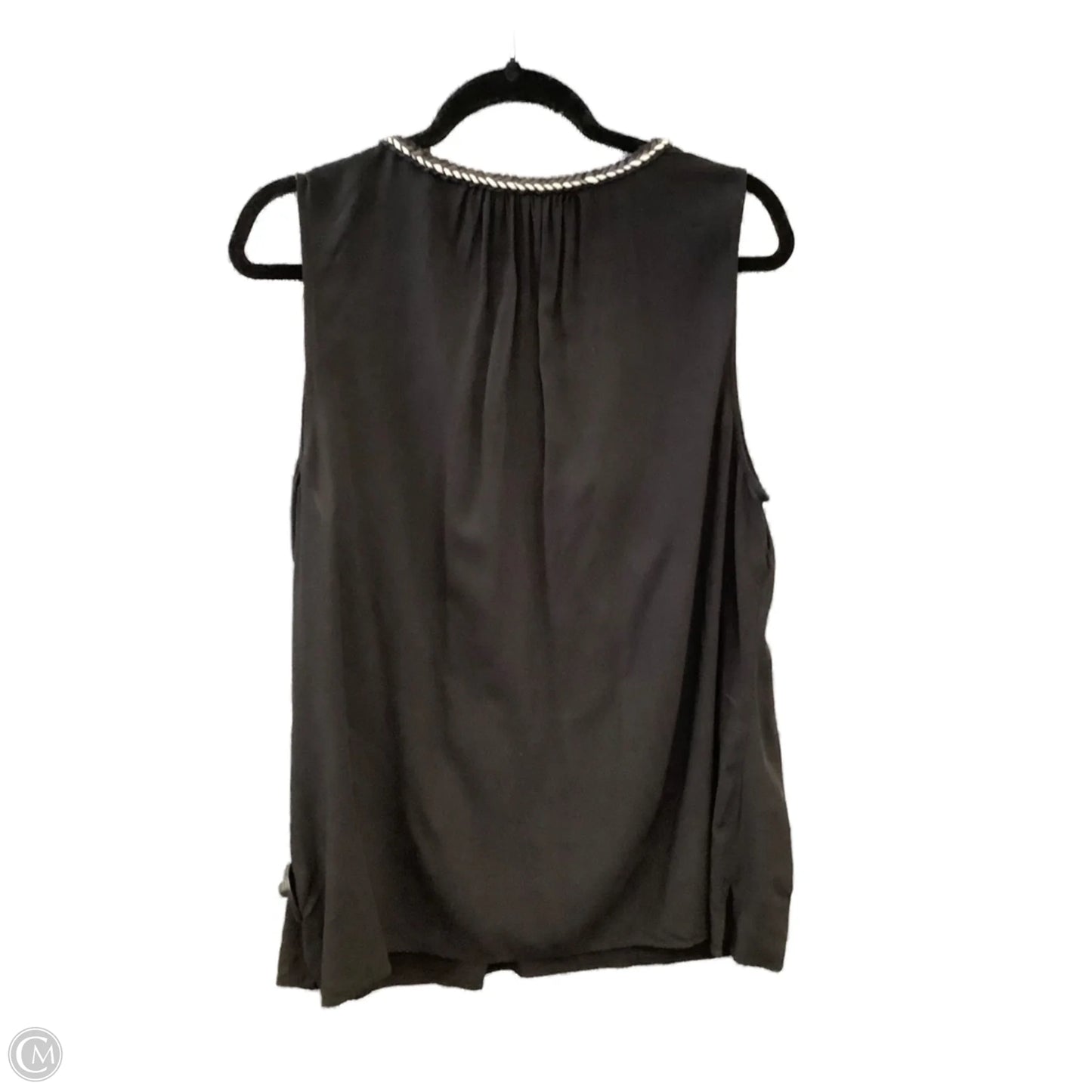 Top Sleeveless By Cj Banks In Black, Size: 1x