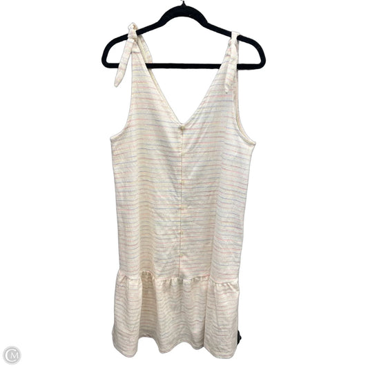 Dress Casual Midi By Loft In Multi-colored, Size: L
