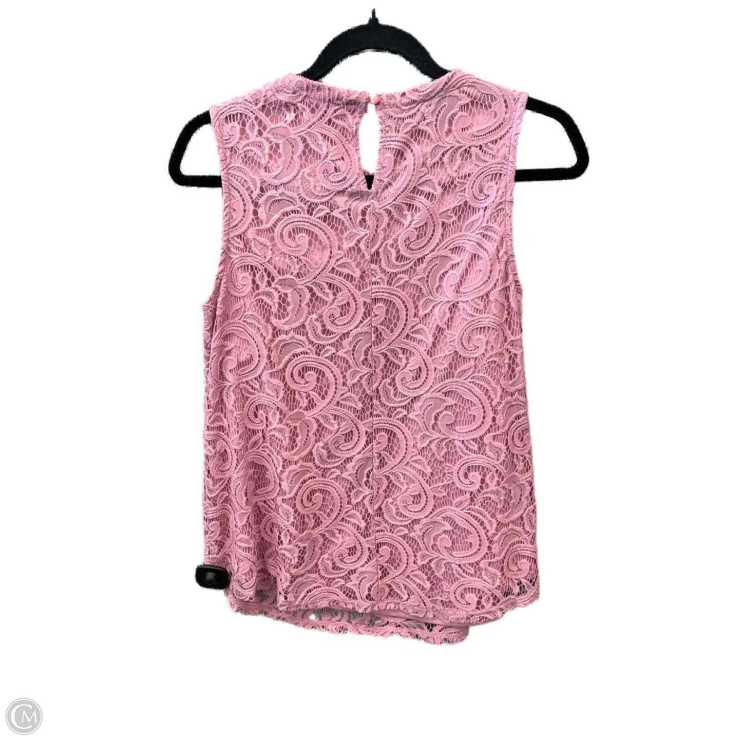 Top Short Sleeve By Adrianna Papell In Pink, Size: M