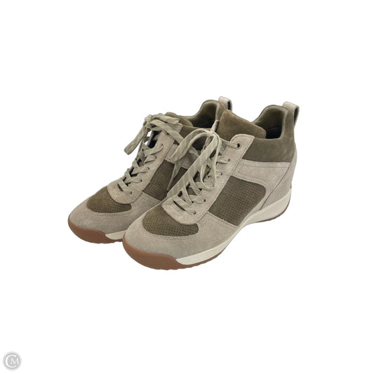 Shoes Designer By Michael Kors In Green, Size: 8.5