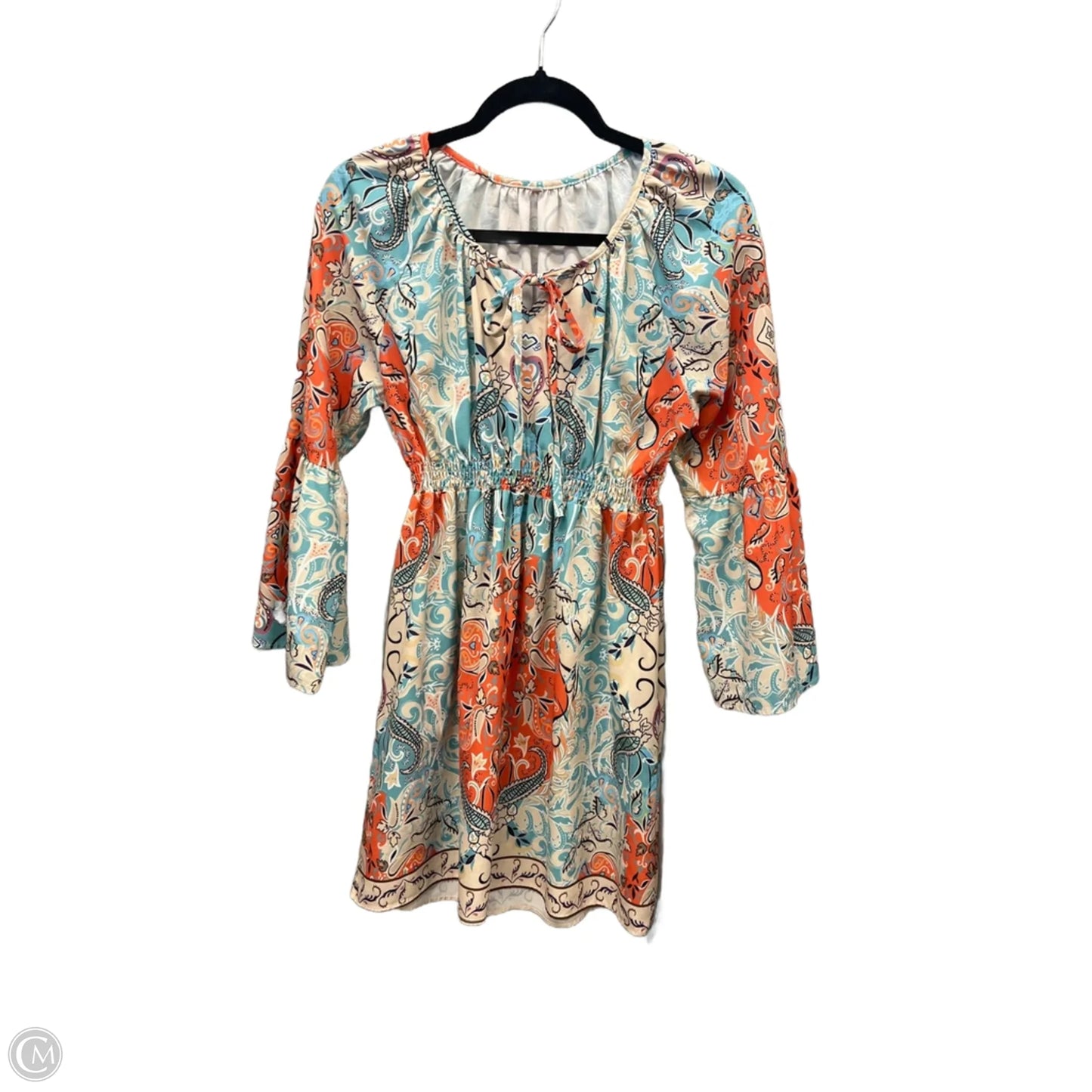 Dress Casual Midi By Clothes Mentor In Multi-colored, Size: S