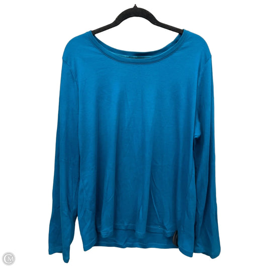 Top Long Sleeve By White Stag In Blue, Size: Xxl