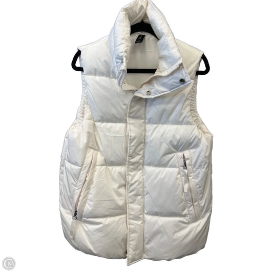 Vest Puffer & Quilted By All In Motion In White, Size: M