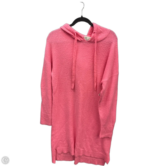 Dress Sweater By Anthropologie In Pink, Size: L