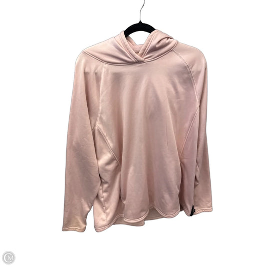Athletic Sweatshirt Hoodie By Athletic Works In Pink, Size: Xxl