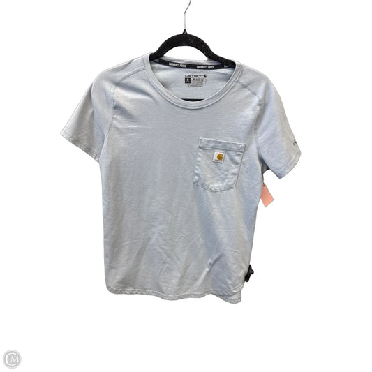 Top Short Sleeve By Carhartt In Blue, Size: M