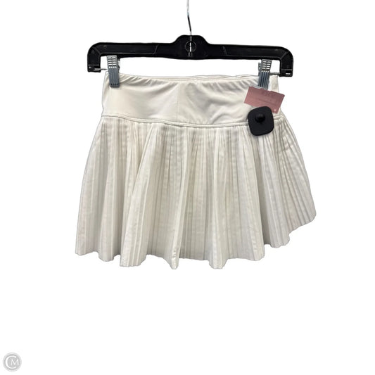 Athletic Skirt By Adidas In White, Size: L