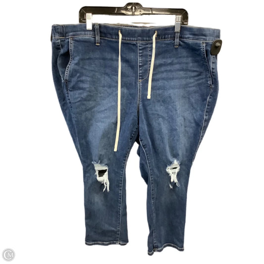 Jeans Skinny By Torrid In Blue Denim, Size: 22