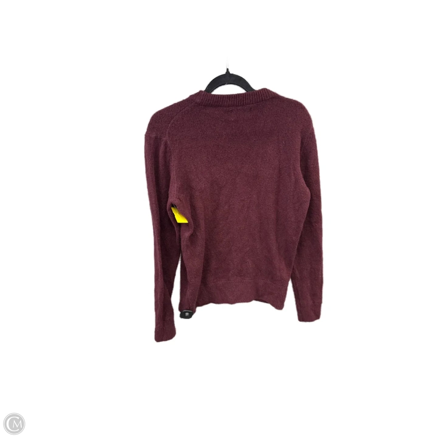 Sweatshirt Collar By American Eagle In Maroon, Size: Xs