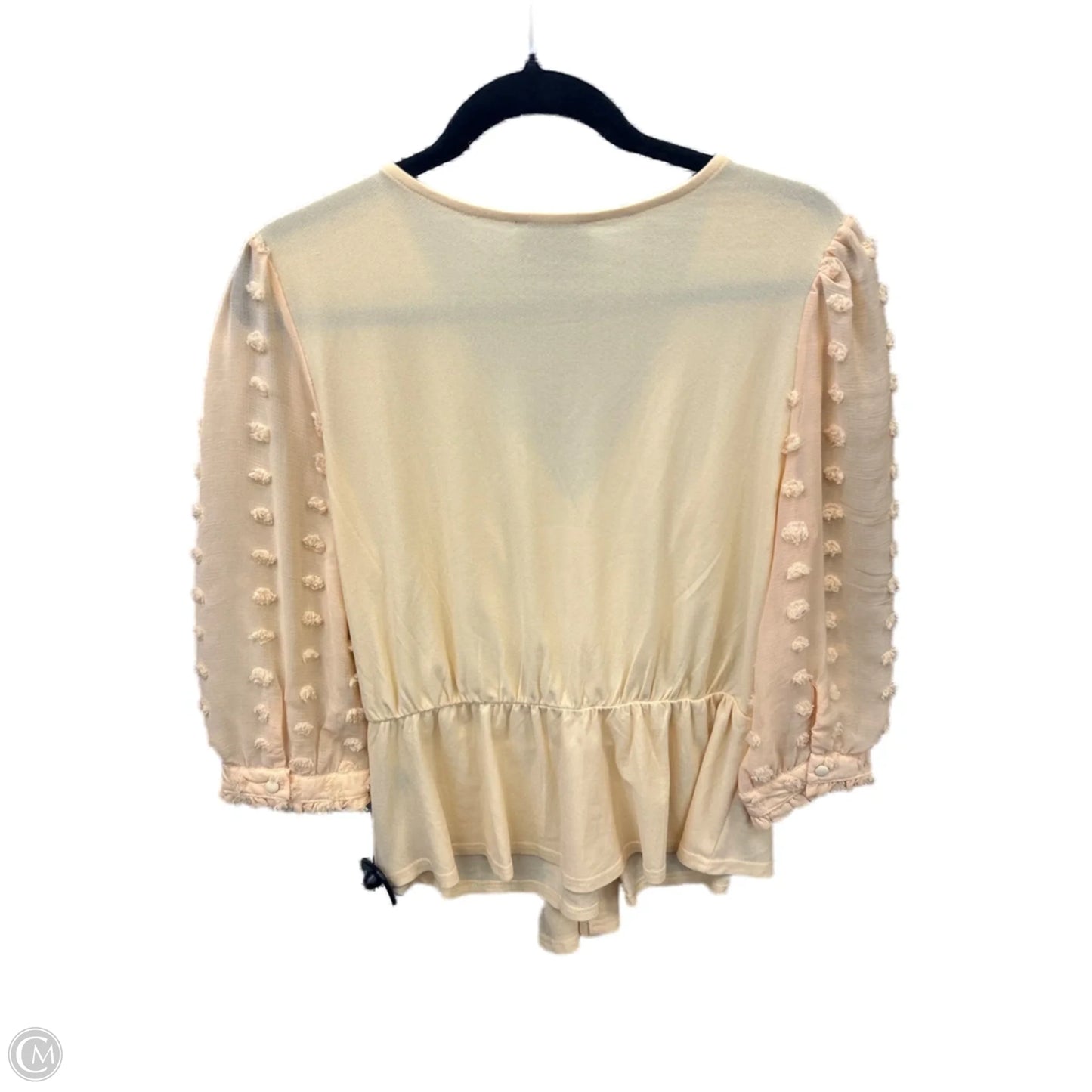 Top Long Sleeve By Clothes Mentor In Yellow, Size: L