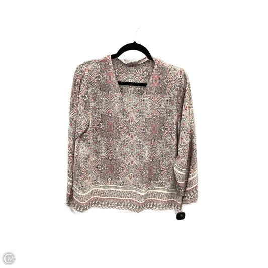 Top Long Sleeve By Violet And Claire In Multi-colored, Size: L