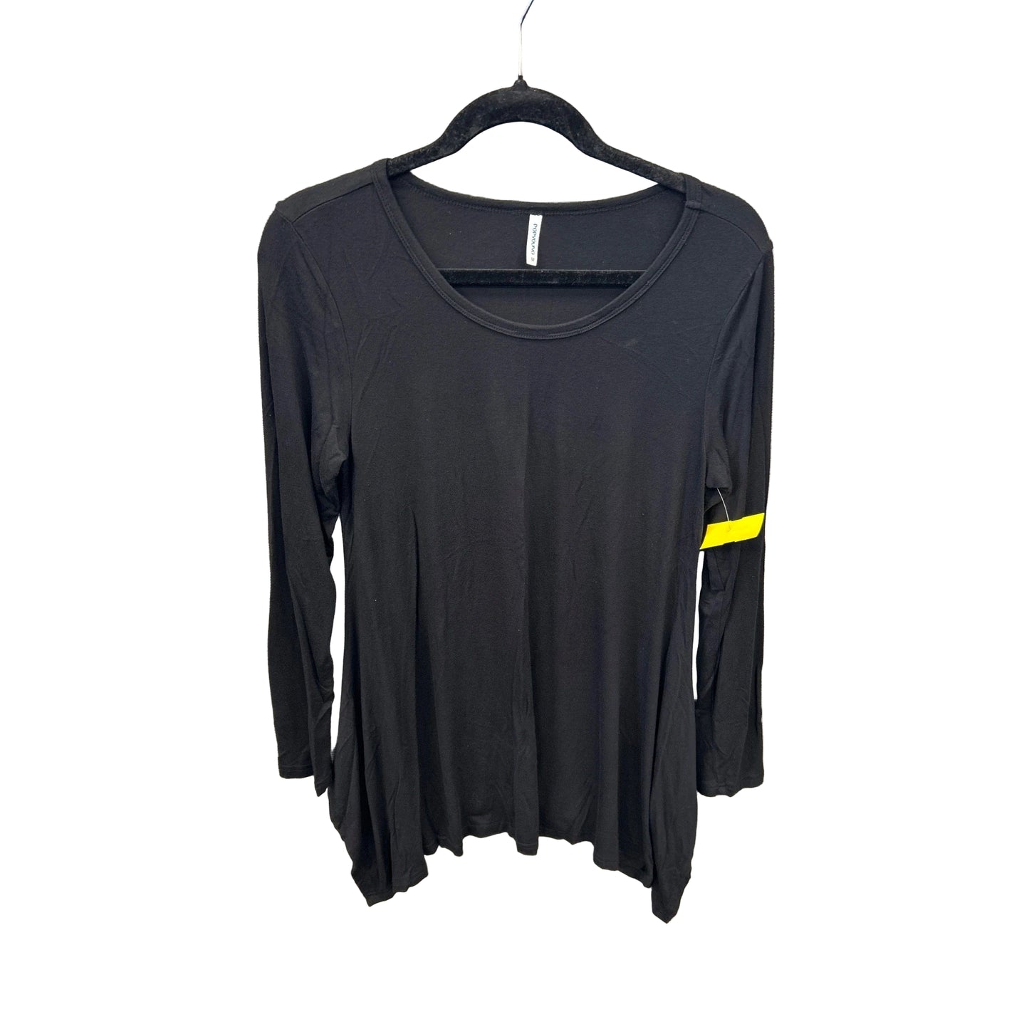 Top Long Sleeve By Clothes Mentor In Black, Size: M