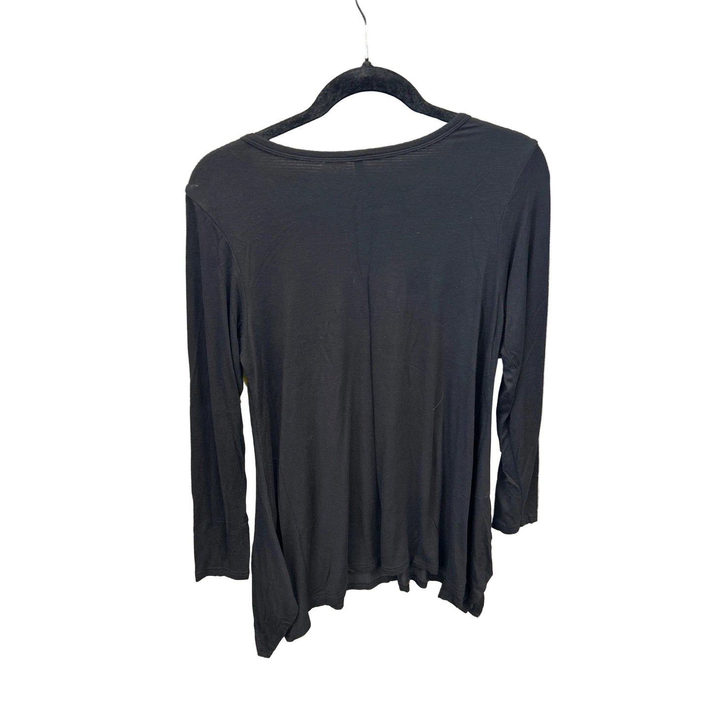 Top Long Sleeve By Clothes Mentor In Black, Size: M