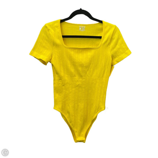 Bodysuit By Oqq In Yellow, Size: L