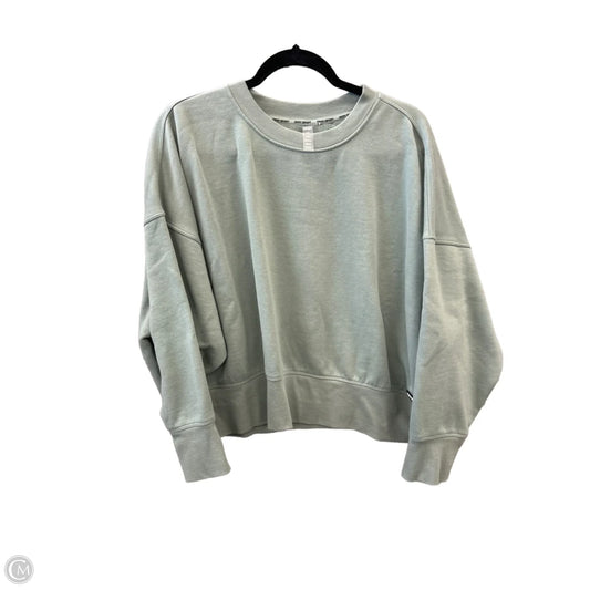 Sweatshirt Crewneck By Dkny In Green, Size: L