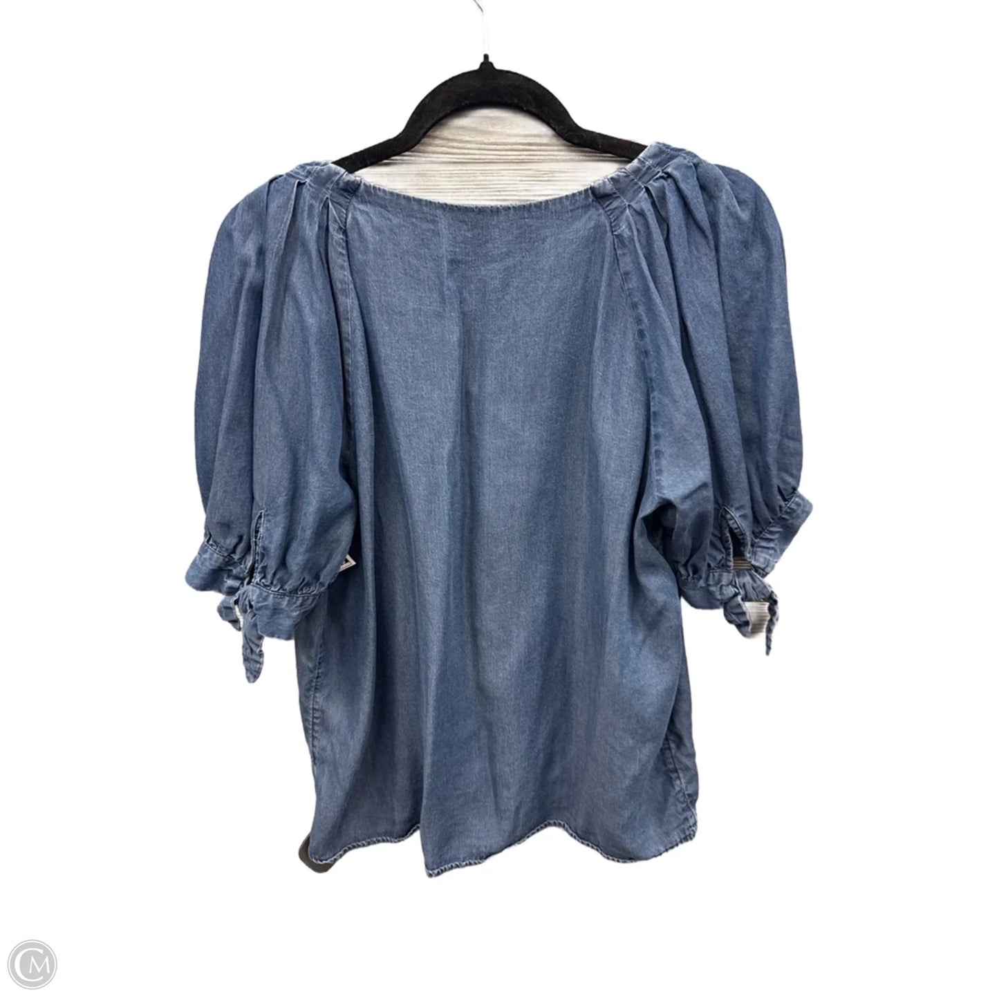 Top Short Sleeve By Clothes Mentor In Blue, Size: L