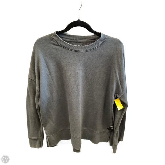 Sweatshirt Crewneck By Time And Tru In Grey, Size: M