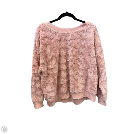 Sweatshirt Crewneck By Wallflower In Pink, Size: 1x
