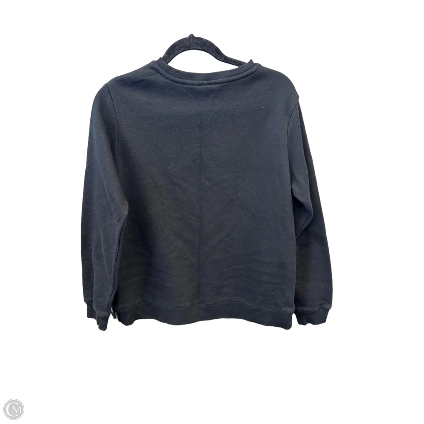Sweatshirt Crewneck By Clothes Mentor In Black, Size: S
