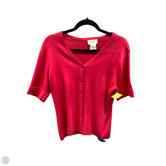 Top Short Sleeve By Talbots In Pink, Size: M