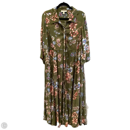 Dress Casual Maxi By Woman Within In Green, Size: Xxl