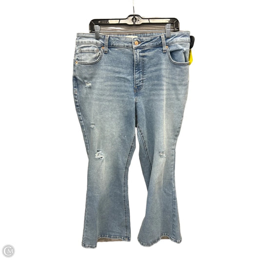 Jeans Boot Cut By Maurices In Blue Denim, Size: 16