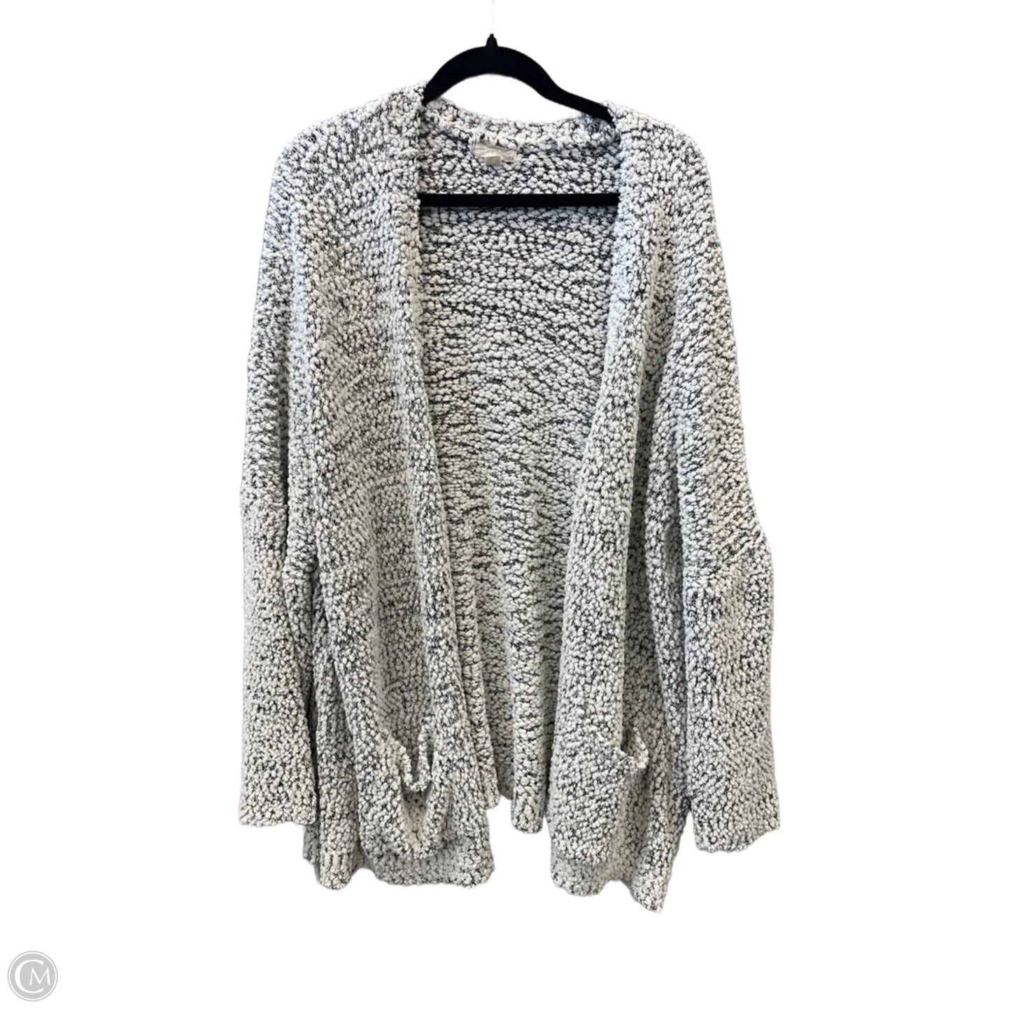 Cardigan By Cupio In Black & White, Size: 2x