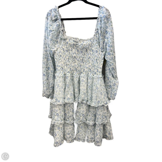Dress Casual Midi By Ultra Flirt In Floral Print, Size: 2x