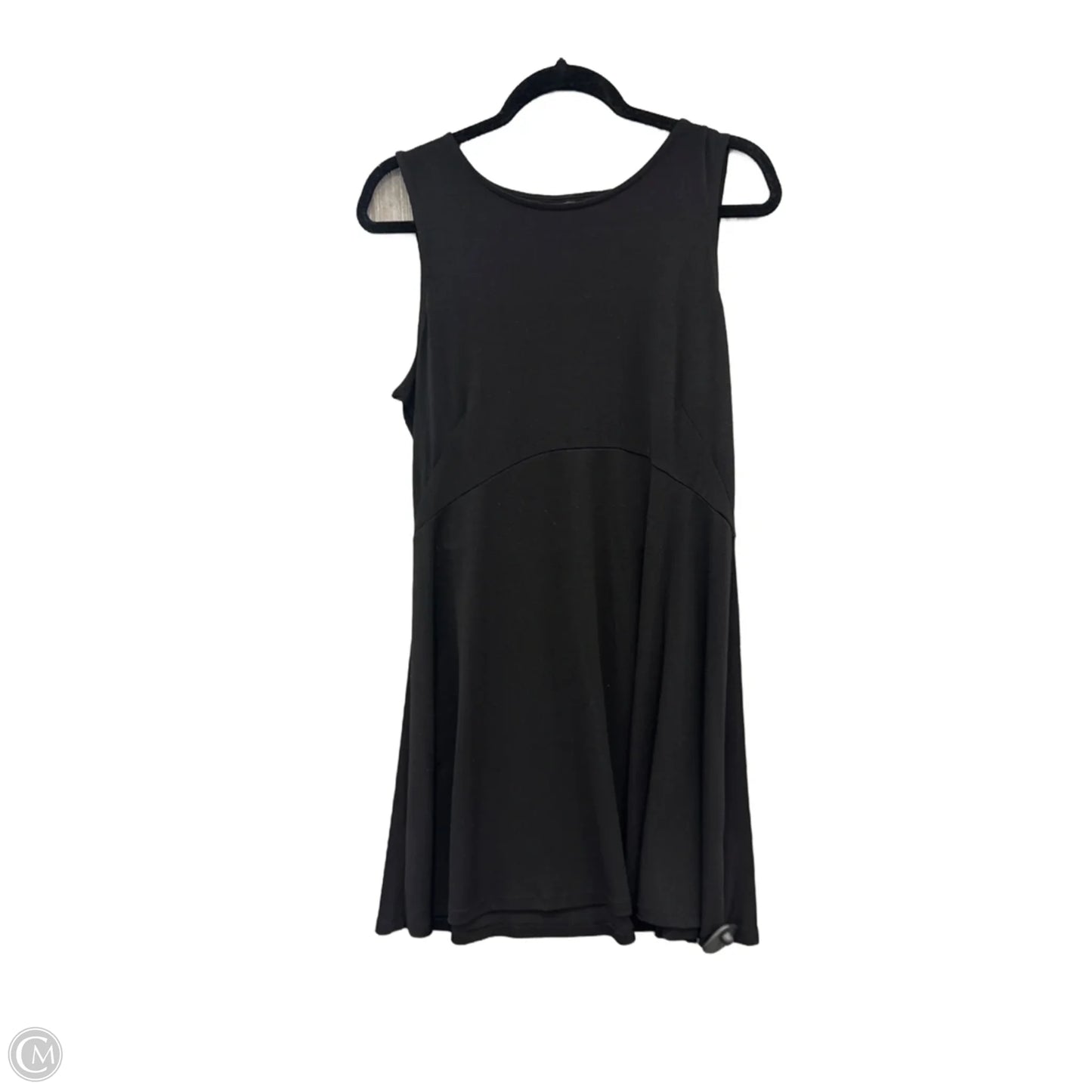 Dress Casual Midi By Apt 9 In Black, Size: L