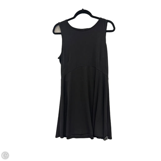 Dress Casual Midi By Apt 9 In Black, Size: L