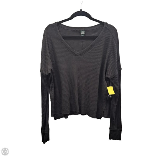 Top Long Sleeve By Wild Fable In Black, Size: S