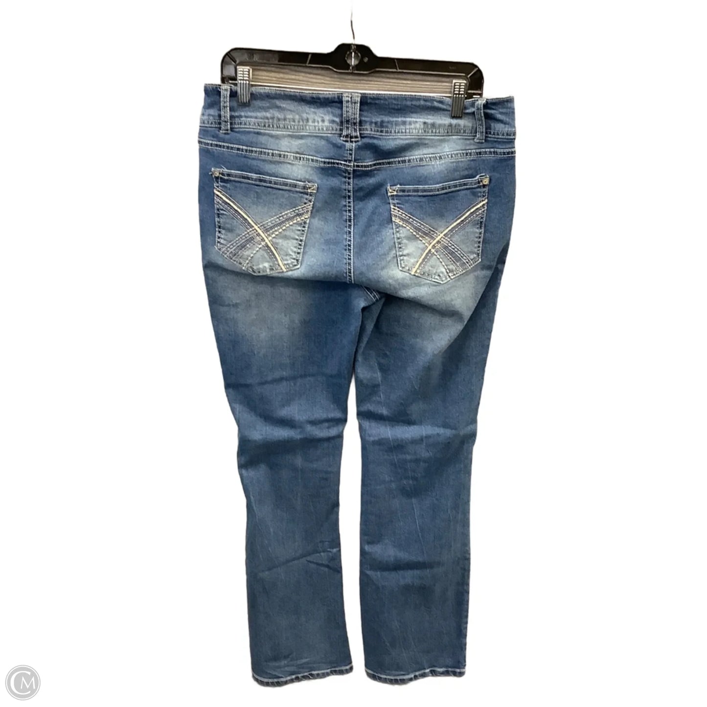 Jeans Boot Cut By Wallflower In Blue Denim, Size: 12