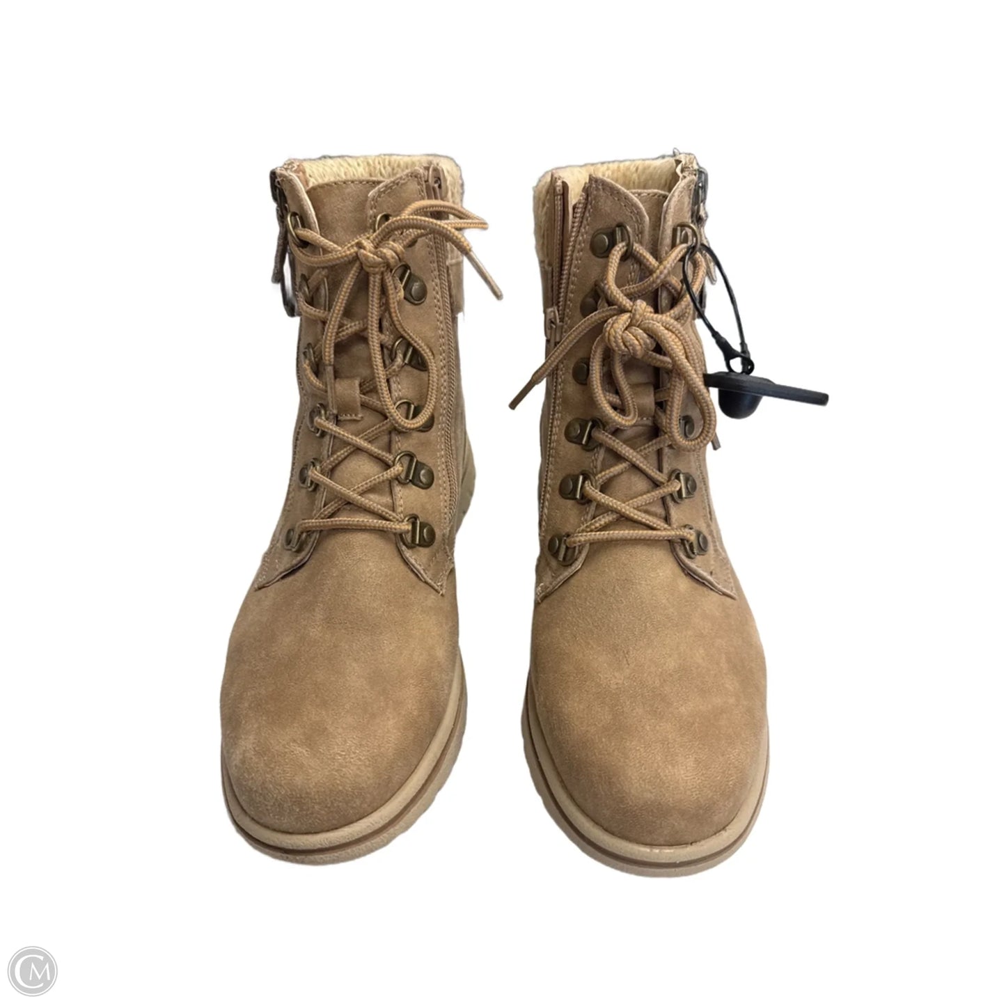 Boots Ankle Flats By Cliffs By White Mountain In Beige, Size: 9