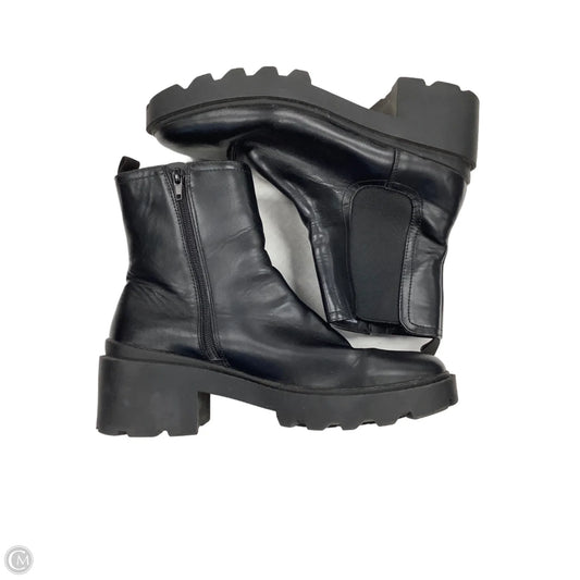 Boots Ankle Flats By Time And Tru In Black, Size: 11